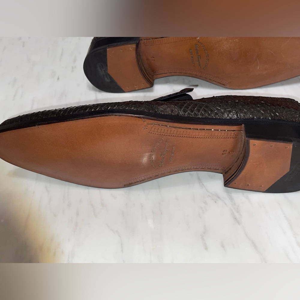 Salvatore Ferragamo PYTHON 🐍 Shoes Size 13 - Picture 3 of 4